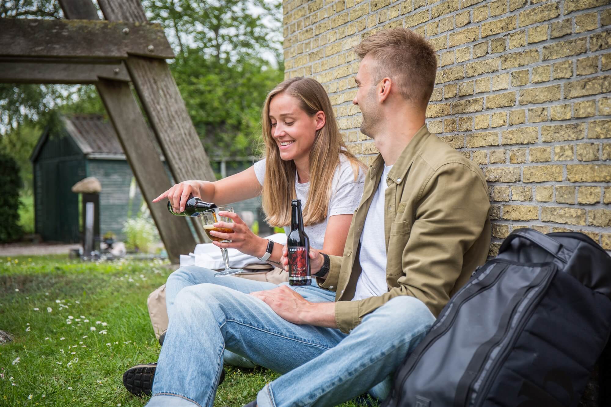Gezelligheid borrelen groen vrijheid rust ontspanning