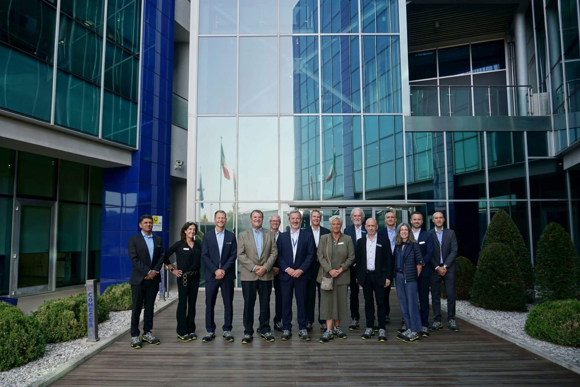 Werknemers Comecer groepsfoto nederland