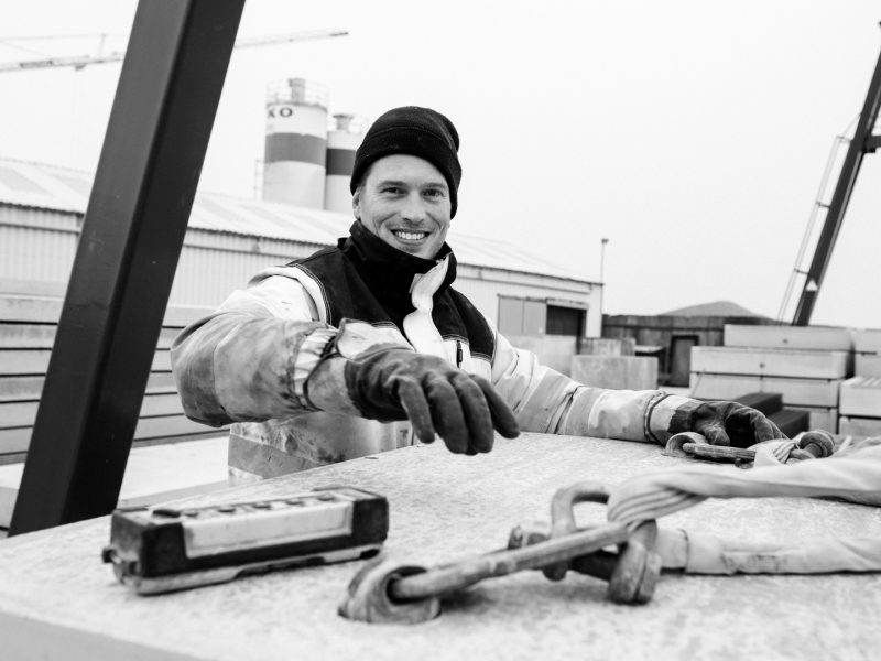 Efko Beton Header zwart wit