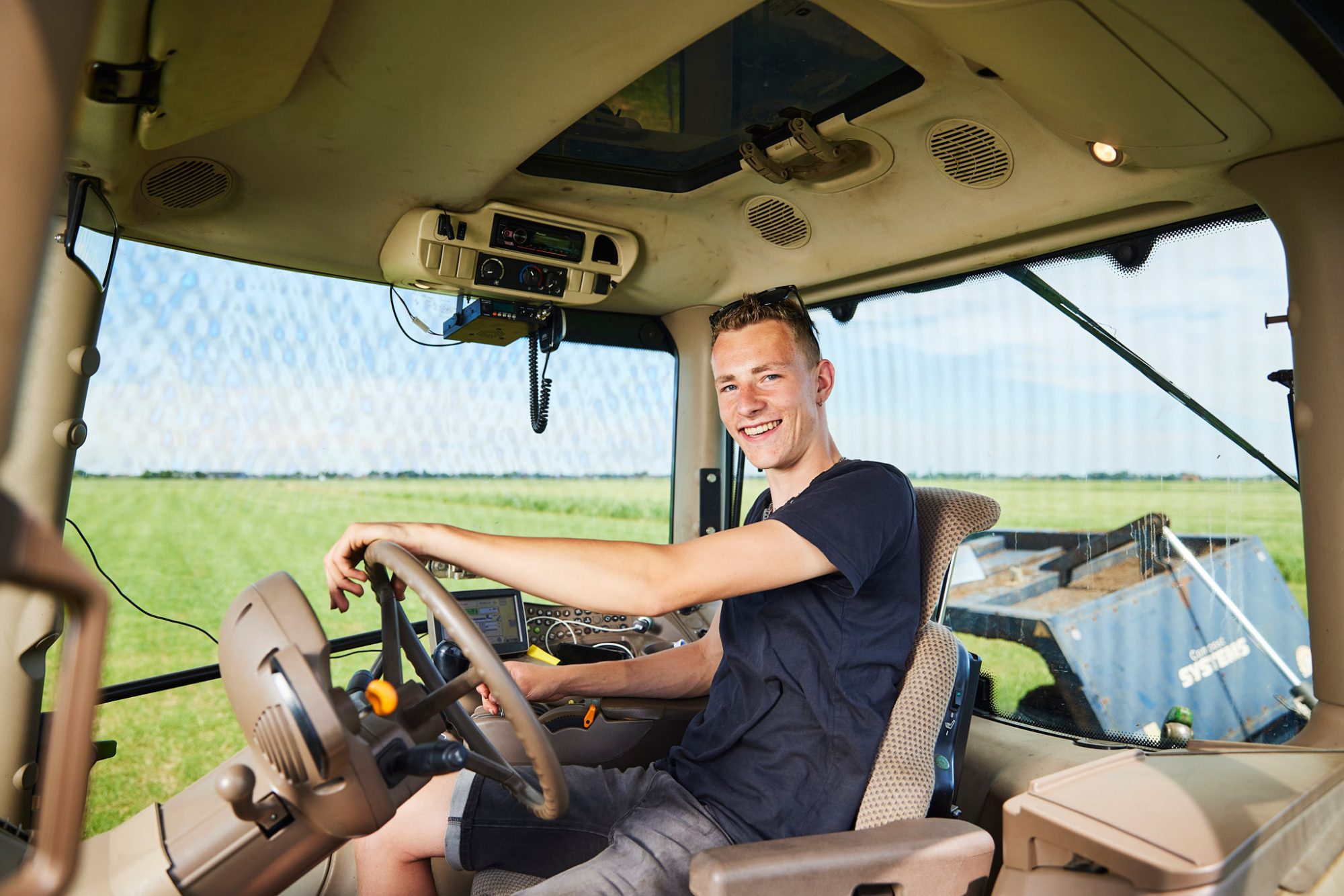 Trekkerreiden platteland natuur fries platteland