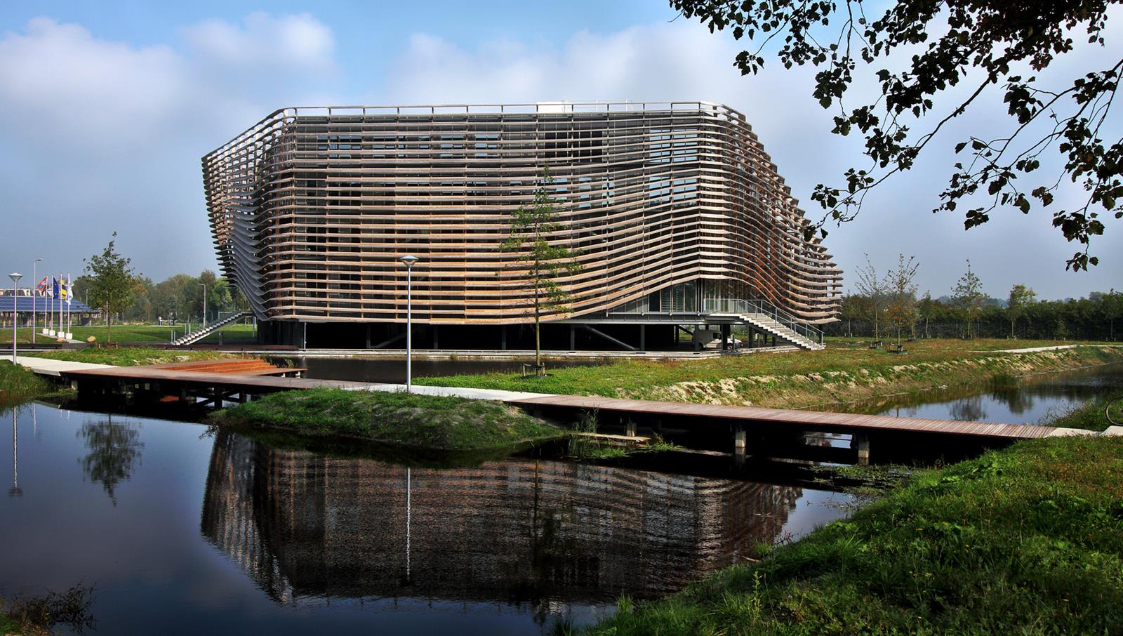 Wetsus in het Friese Leeuwarden natuur kantoor en lab innovatie