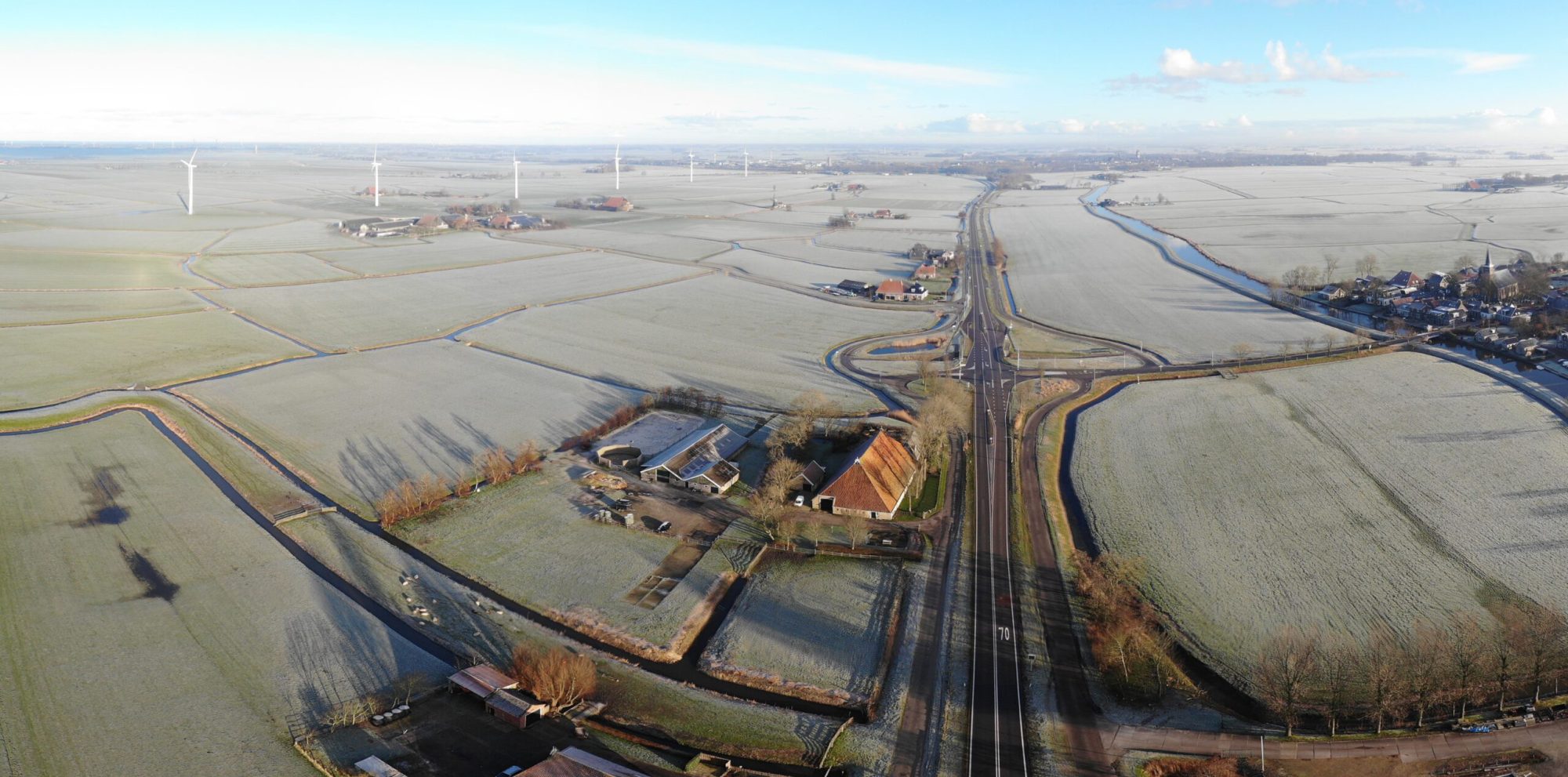 Gemeente Súdwest-Fryslân platteland weiland boerderij