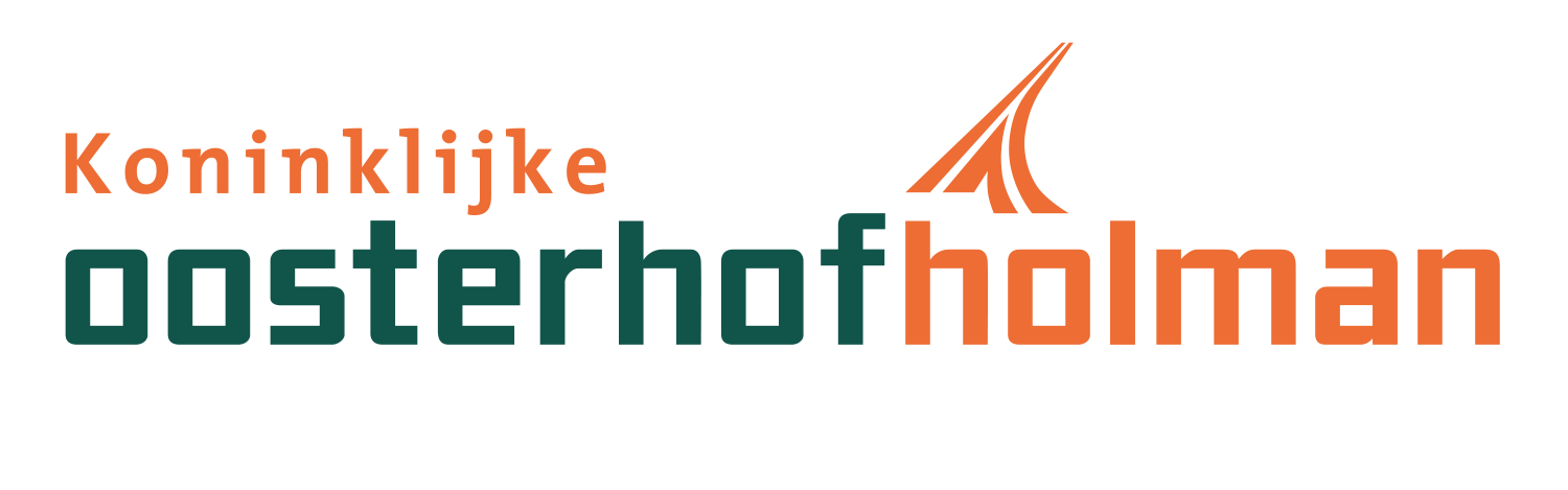 Koninklijke Oosterhof Holman logo groen oranje transparante achtergrond
