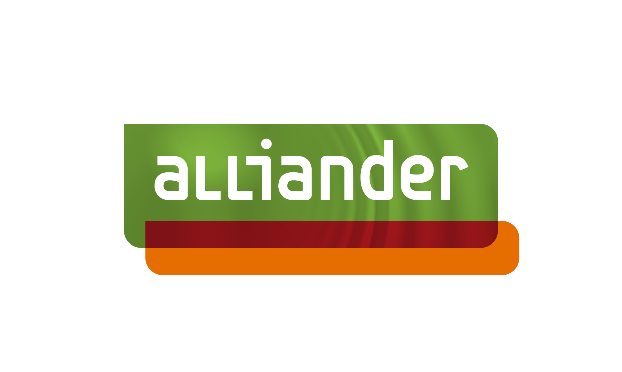 Alliander logo transparante achtergrond wit groen rood oranje