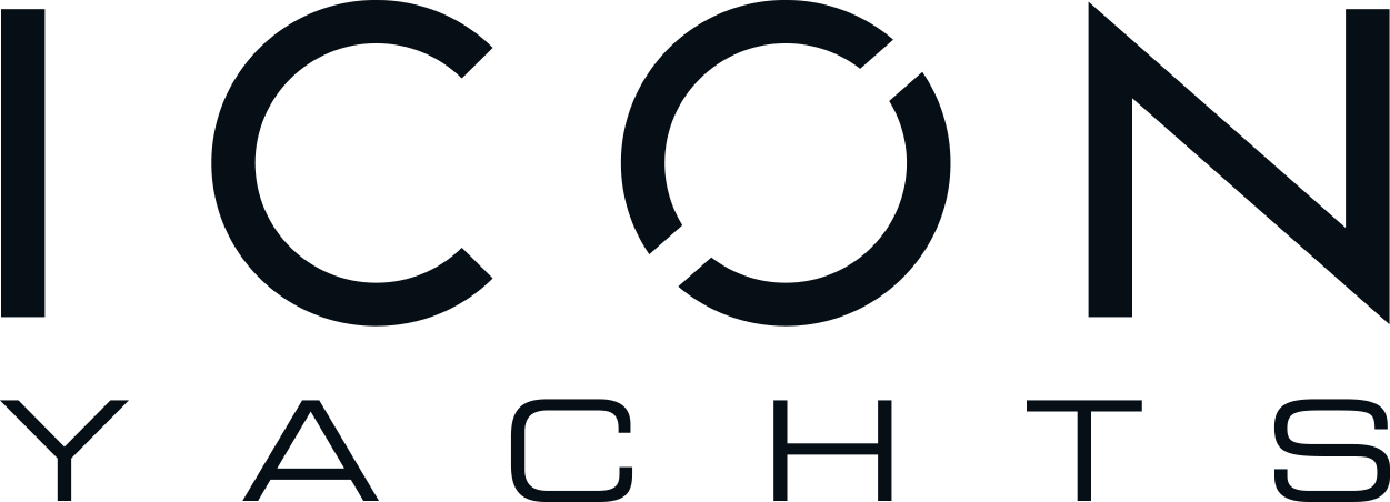 ICON Yachts logo transparante achtergrond zwart